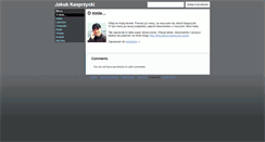 Desktop Screenshot of jakub.kasprzycki.name