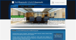 Desktop Screenshot of kasprzycki.com.pl