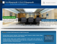 Tablet Screenshot of kasprzycki.com.pl